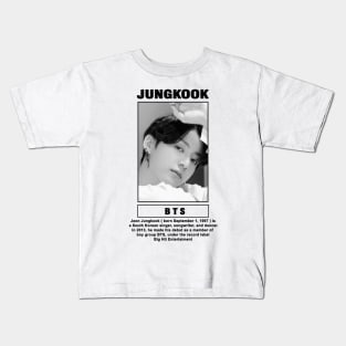 Kpop Design Jungkook BTS Kids T-Shirt